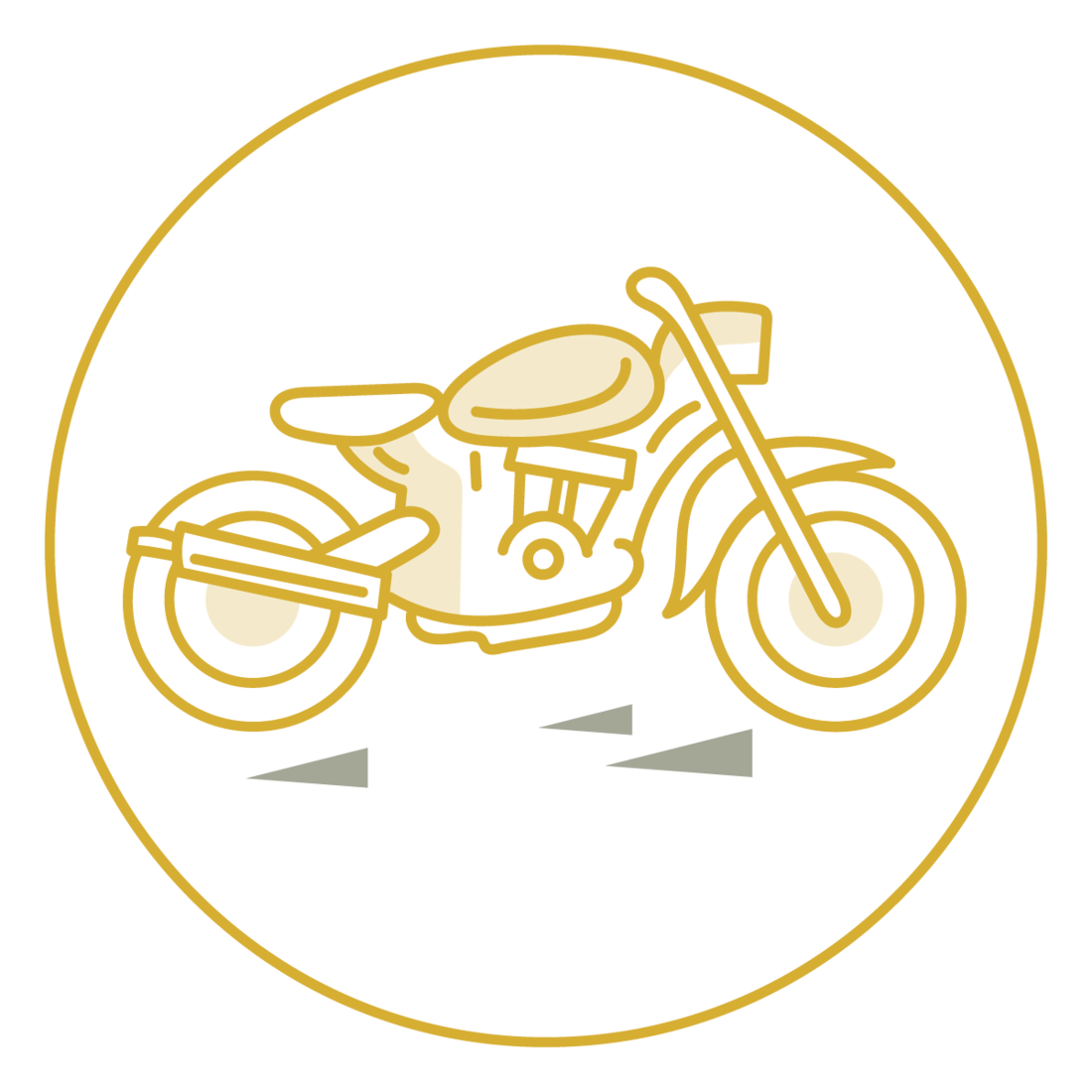 Motorrad-Illustration