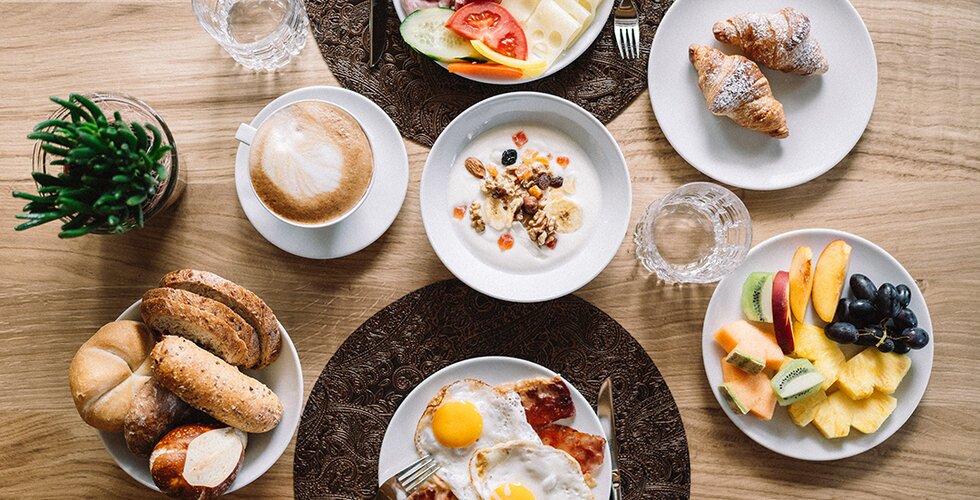 Frühstück im Hotel Obereggen