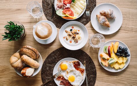 Frühstück im Hotel Obereggen