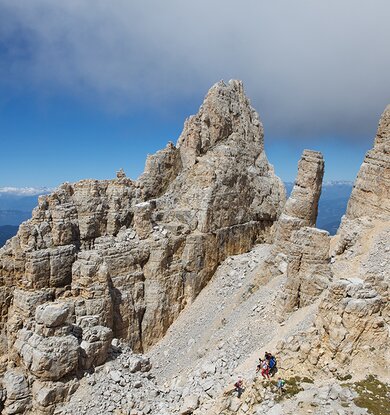 Spitzen der Dolomiten