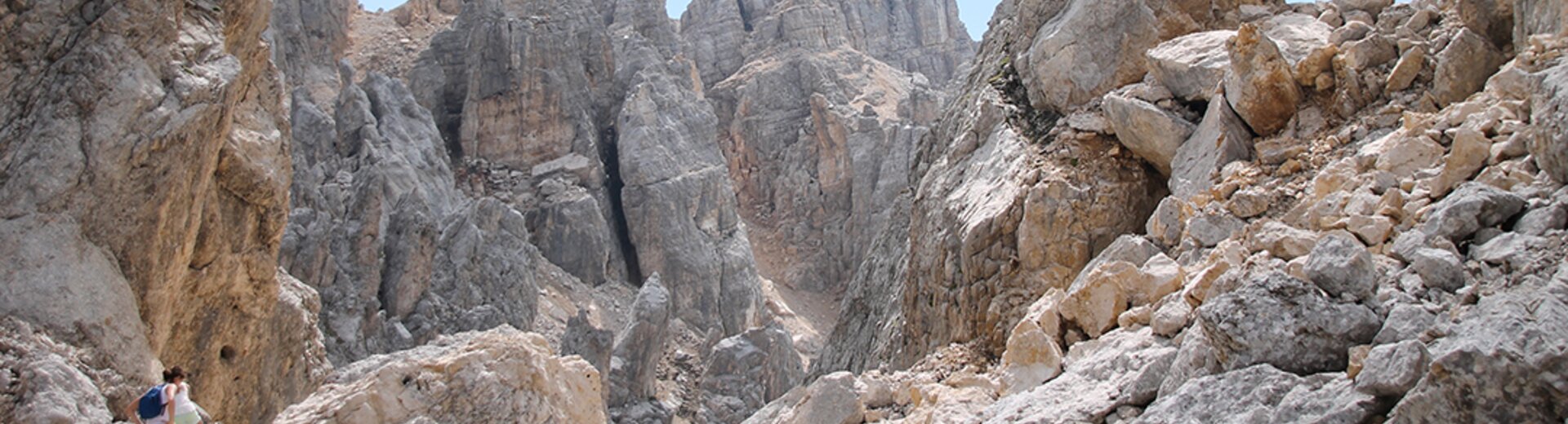 Gestein in den Dolomiten