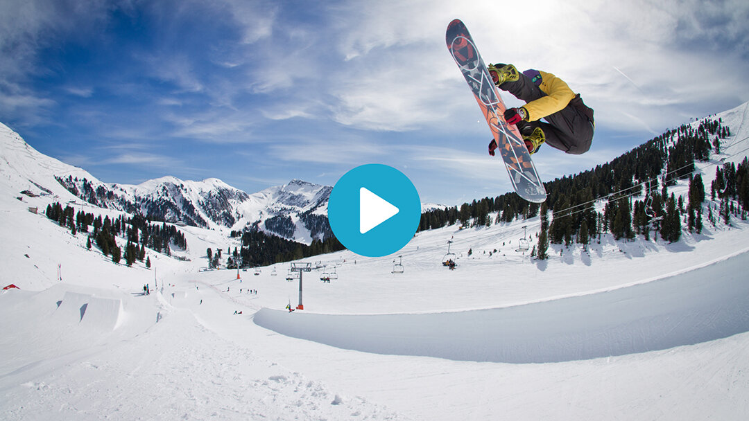 Video vom Skifahren
